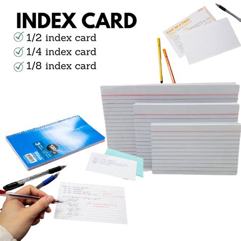 index card 1/4|Index Card Sizes (1/2, 1/4, 1/8) .